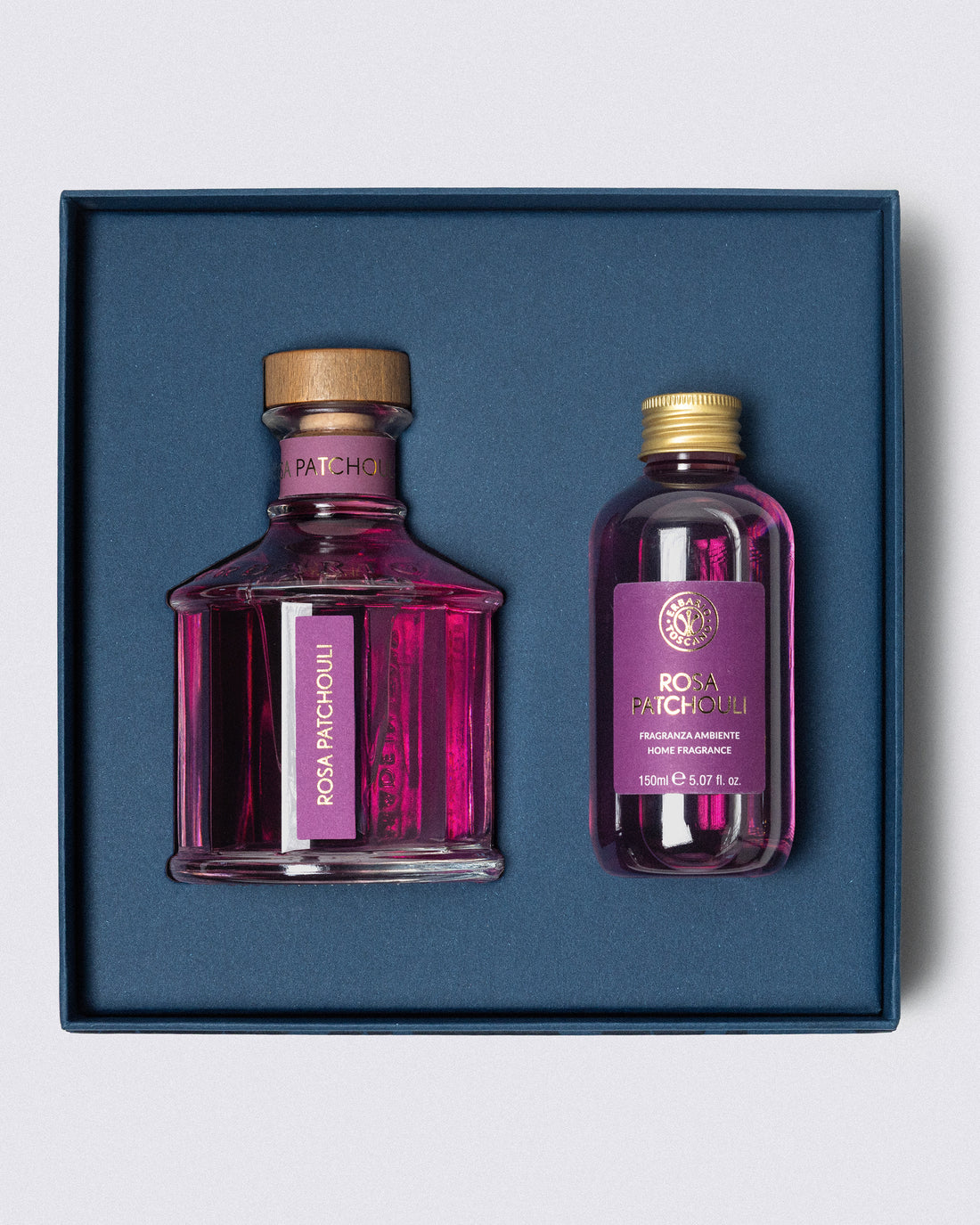 IDEA REGALO PROFUMATORE AMBIENTE E RICARICA ROSA PATCHOULI