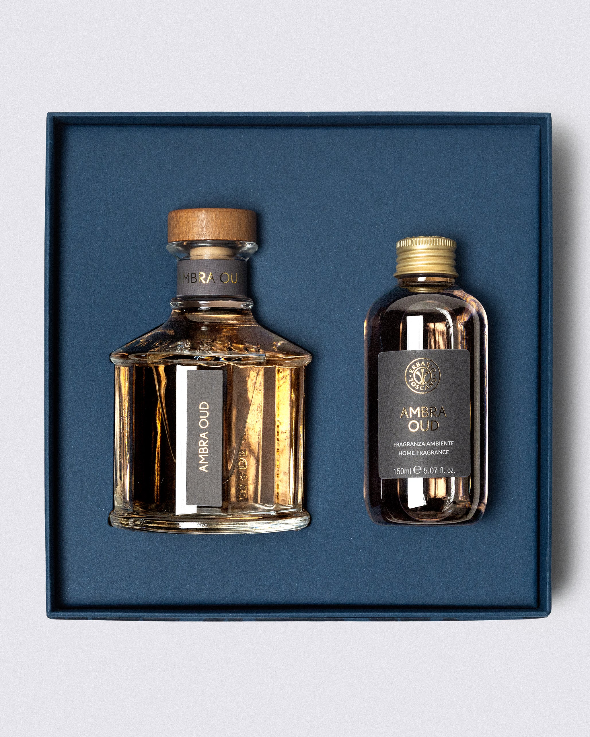 GESCHENKIDEE RAUMDUFT UND NACHFÜLLUNG AMBRA OUD